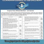 Telangana government job calendar