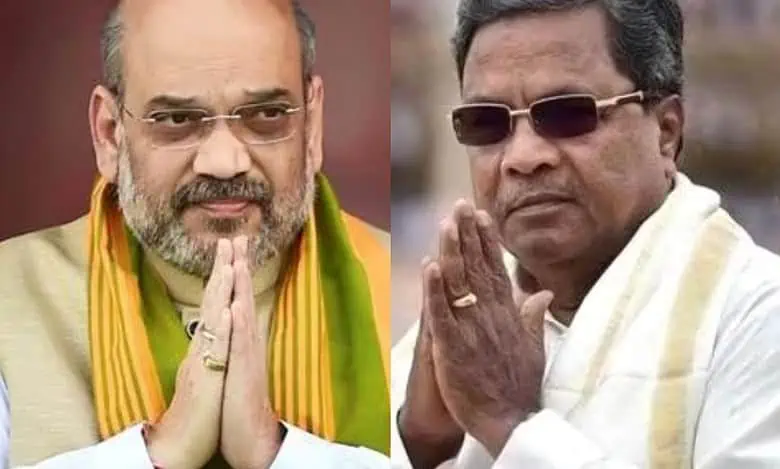 Karnataka CM Challenges Amit Shah to Debate on State Treasury