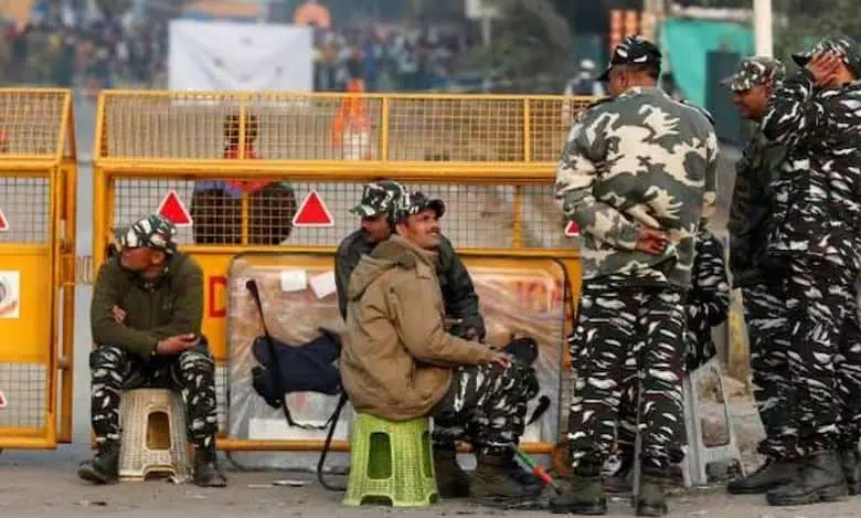 Delhi Haryana borders fortified ahead of farmer unions march