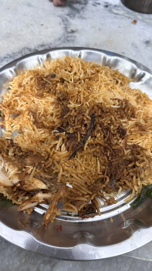 Ensuring Safe Dining: Safety Pin Found in Biryani at Popular Hyderabad Restaurant