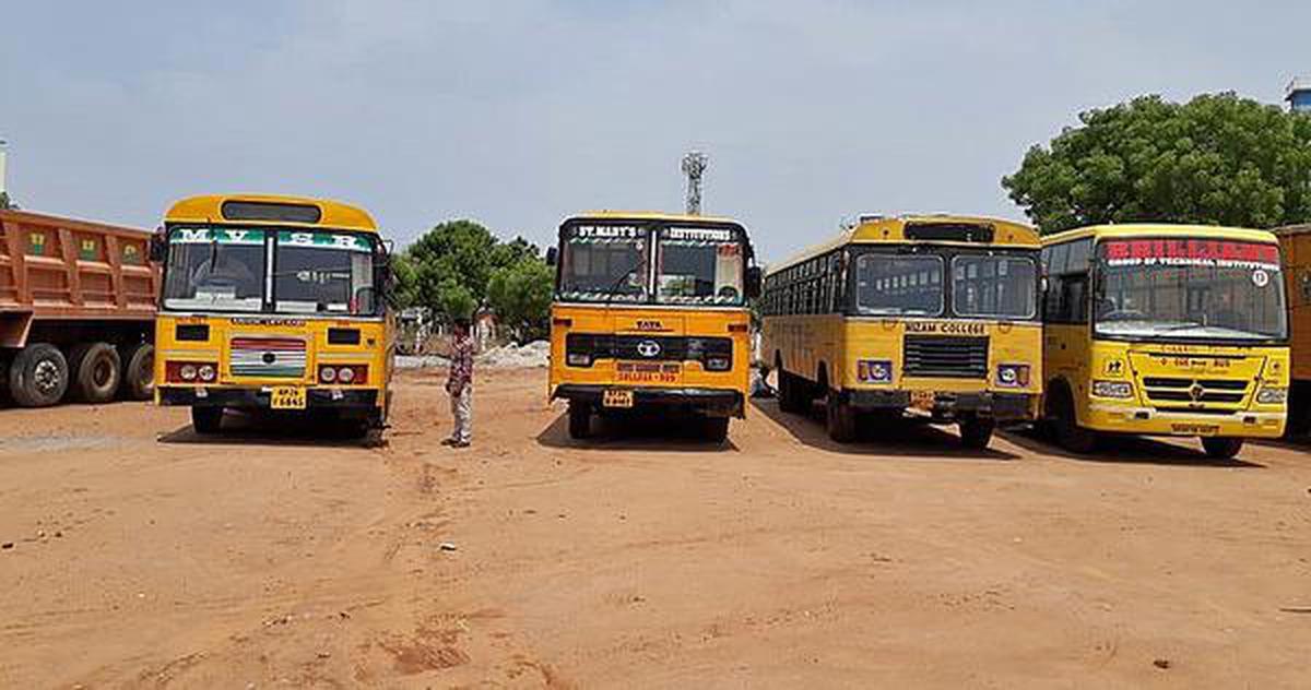 Telangana school bus fitness certificates