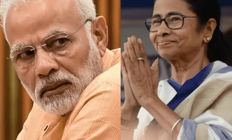 Modi Targets Poverty, Mamata Walks Out