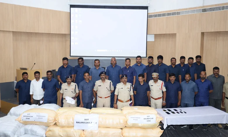 Telangana Police Seize 803 kg Ganja