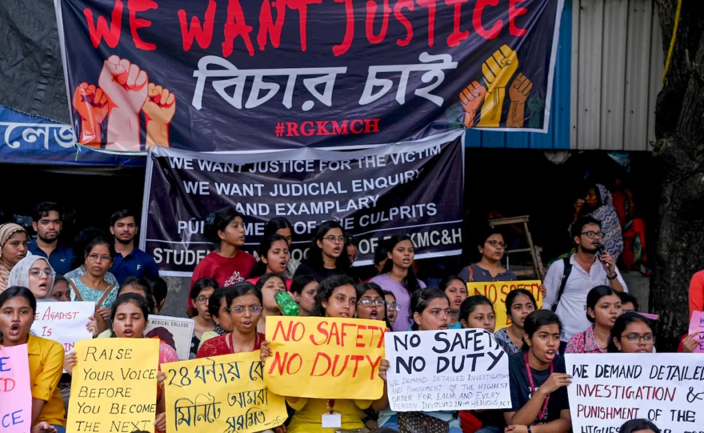 Kolkata doctor murder protest