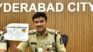 Hyderabad Police Commissioner C V Anand