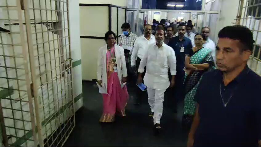 Health Minister visits Gandhi Hospital