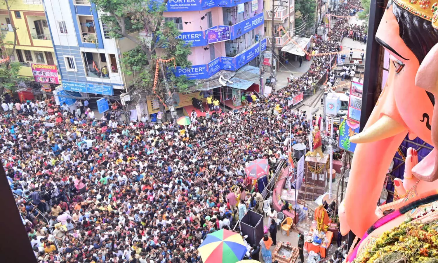 Traffic restrictions for Ganesh immersion