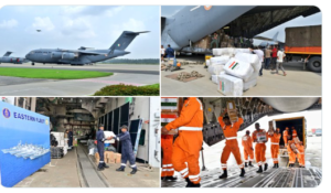 India sends relief to Myanmar