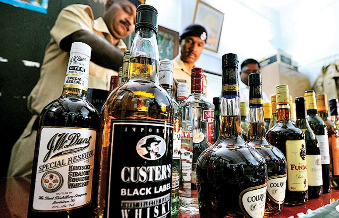 Non Duty Liquor Seized in Hyderabad