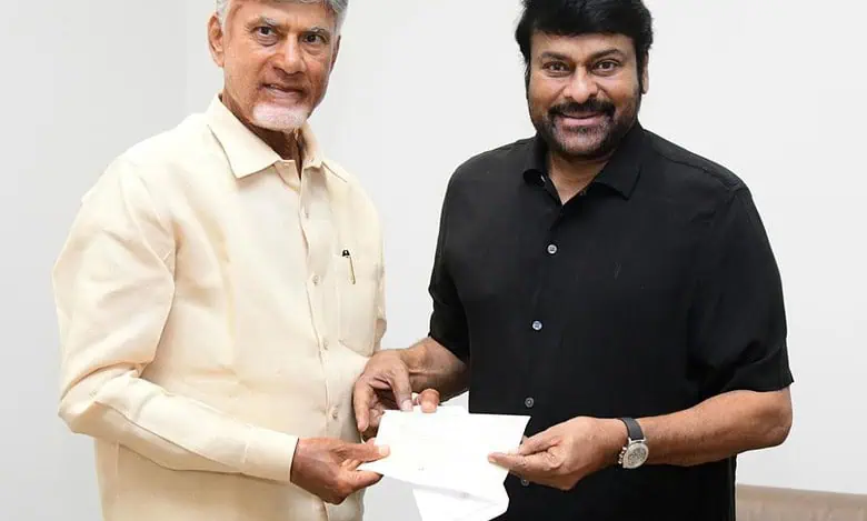 Chiranjeevi Donates Generous Rs 1 Crore