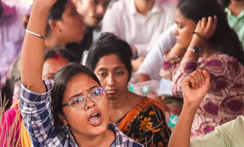 Junior doctors protest Kolkata