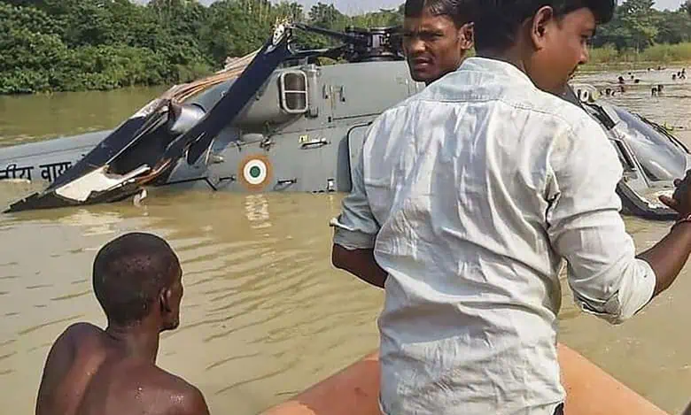 IAF Helicopter Emergency in Muzaffarpur