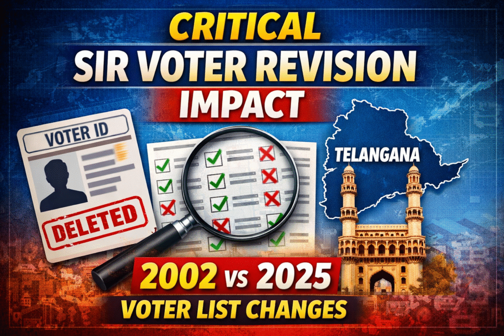 Critical SIR Voter Revision Impact
