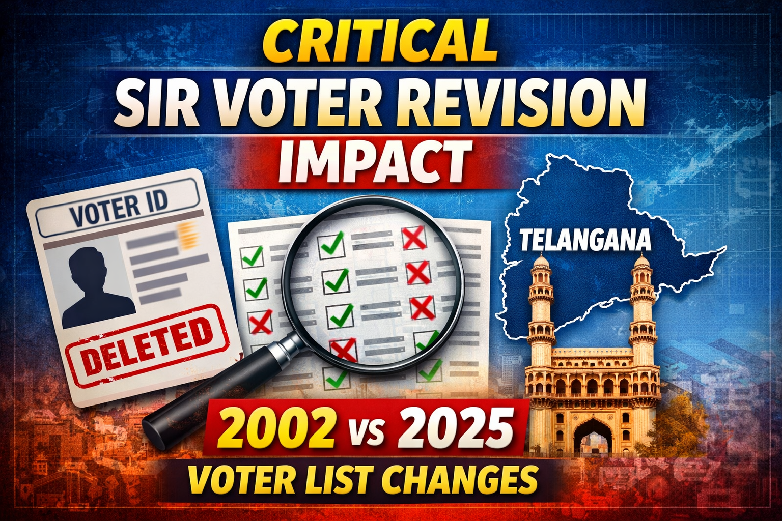 Critical SIR Voter Revision Impact