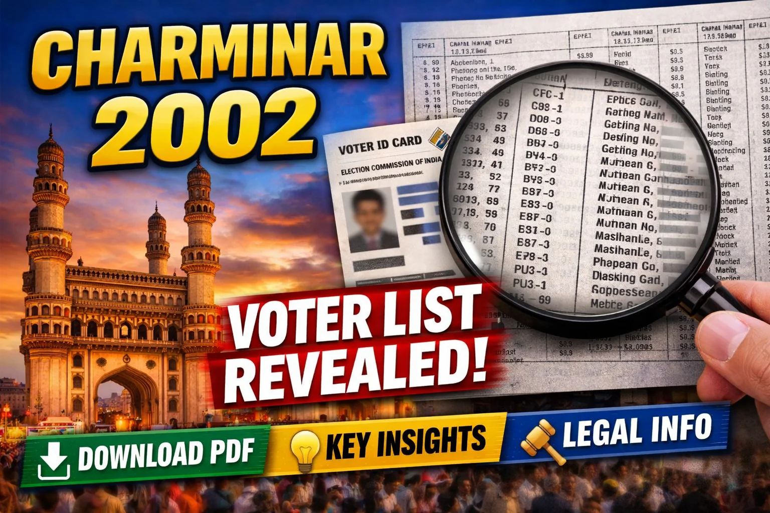 Charminar 2002 Voter List Revealed